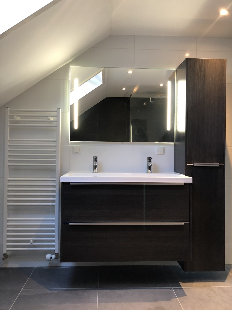 Badkamer en toilet verbouwing op Het Kruiwerk in Hoorn